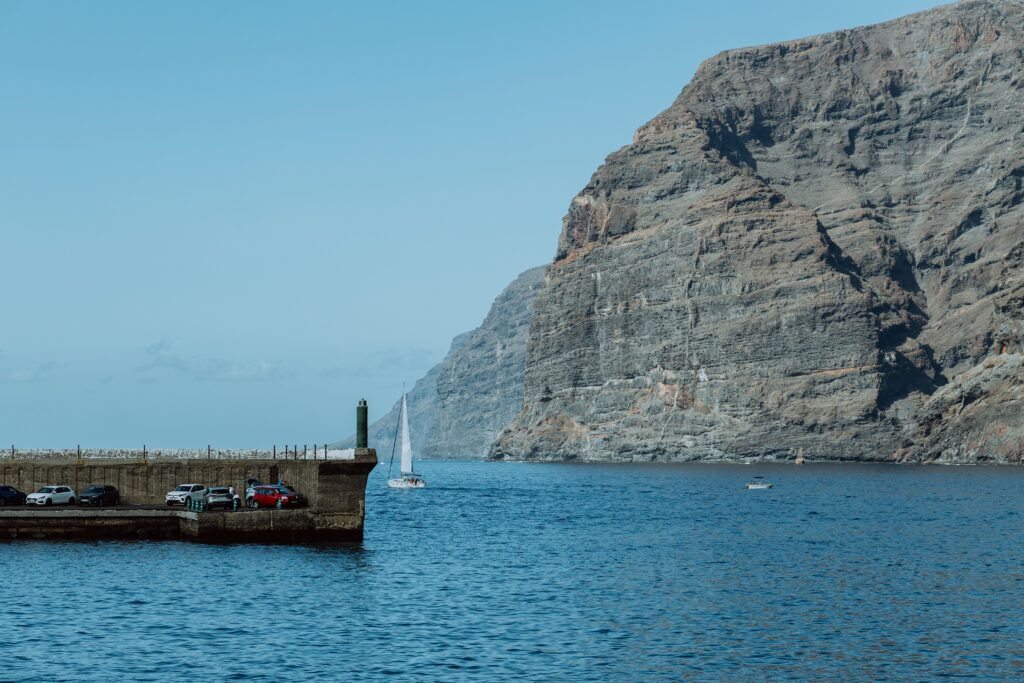 Los Gigantes sziklái Tenerifén